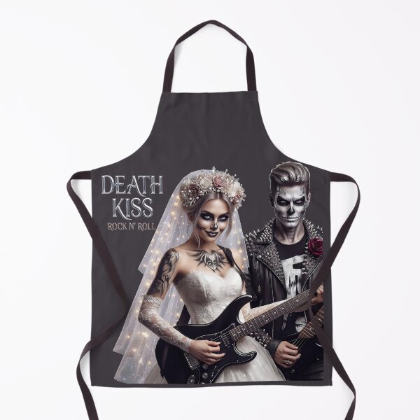 Item preview, Death Kiss Bride Guitar Groom designed and sold by Voodoo Store Paranormal Collections.