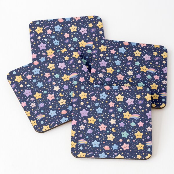 Item preview, Kawaii Pastel Cosmic Night designed and sold by Side Quest Co..
