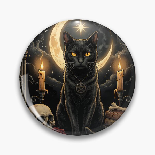 Item preview,  Bad Luck To You The Black Cat Gothic Occult Witchcraft Halloween Lover  designed and sold by w66aboo.