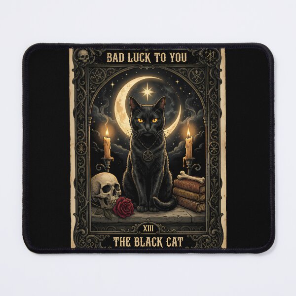Item preview, Bad Luck To You The Black Cat Gothic Occult Witchcraft Halloween Lover designed and sold by w66aboo.