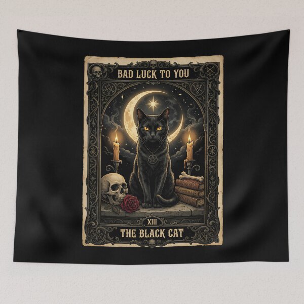 Item preview,  Bad Luck To You The Black Cat Gothic Occult Witchcraft Halloween Lover  designed and sold by w66aboo.