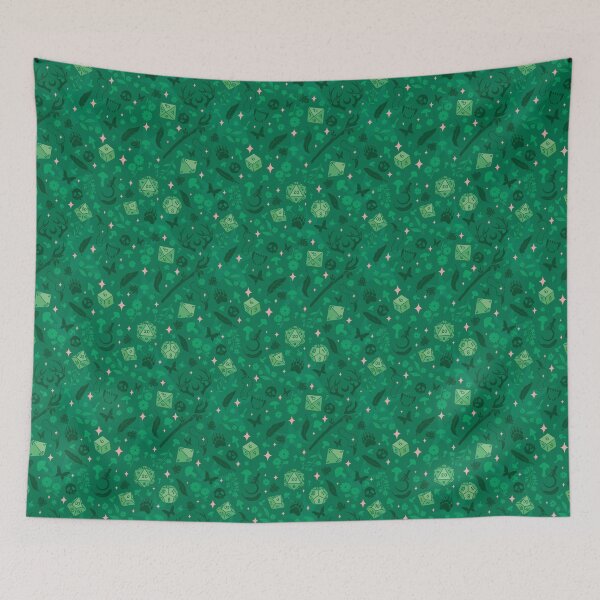 Item preview, Green Druid Pattern designed and sold by JuliaChiarelli.