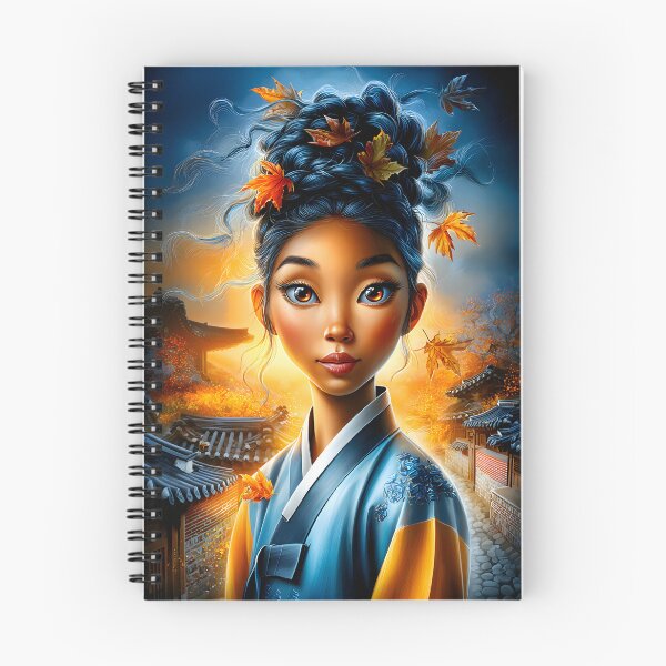 Item preview, Autumn Beauty in a Traditional Korean Setting designed and sold by Artessie.