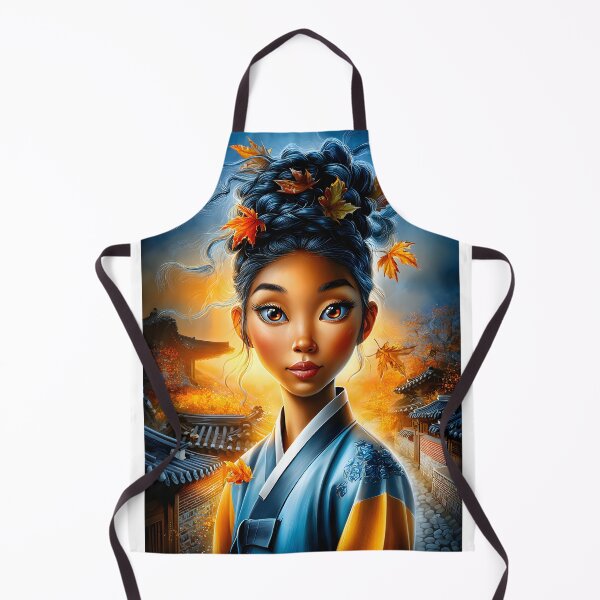 Item preview, Autumn Beauty in a Traditional Korean Setting designed and sold by Artessie.