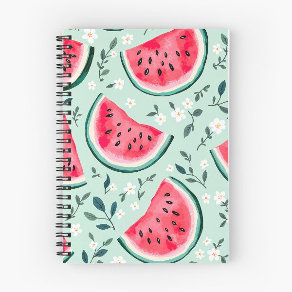 Item preview, Watermelon and Jasmine Pattern designed and sold by Crinkl.