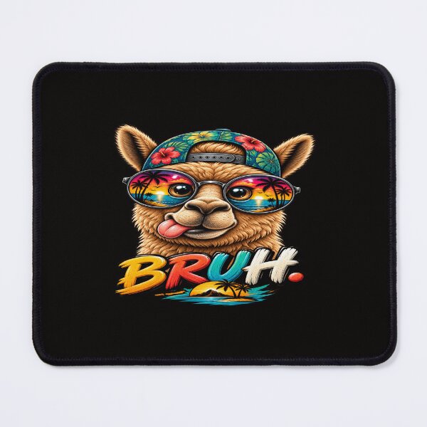 Item preview, Bruh Summer Llama Alpacas Cute Funny Meme Art designed and sold by DailySparks.