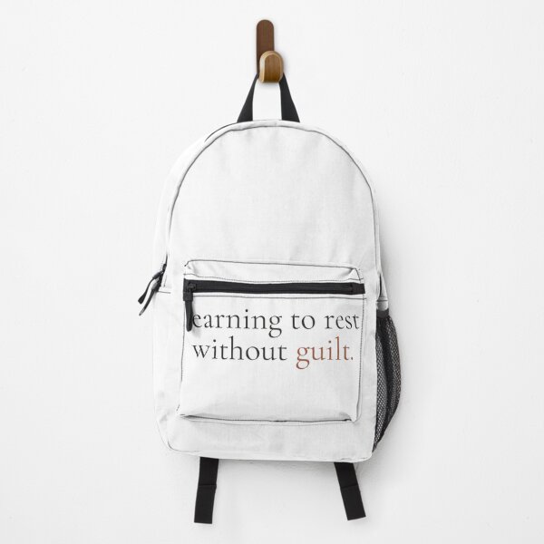 Item preview, Learning To Rest Without Guilt - Minimalist Self Care Quote Shirt designed and sold by DaysLoading.