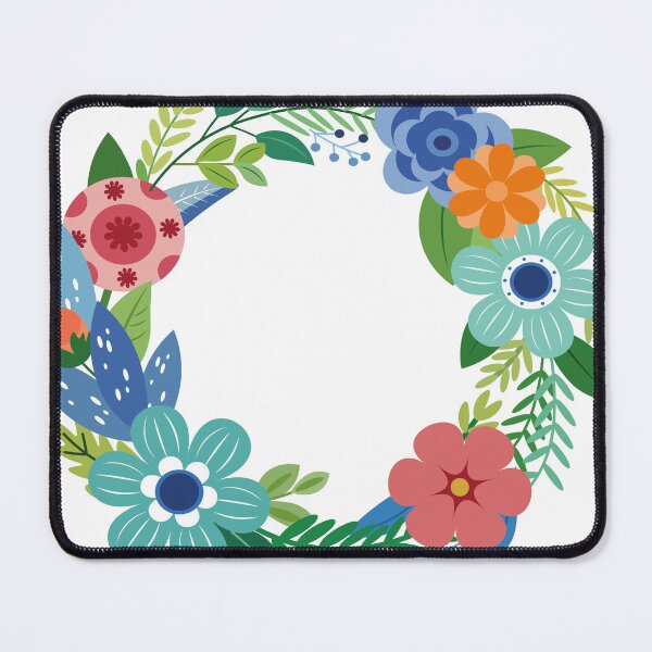 Item preview, A wreath of flowers on a white background designed and sold by Zhanna Lenivaya.