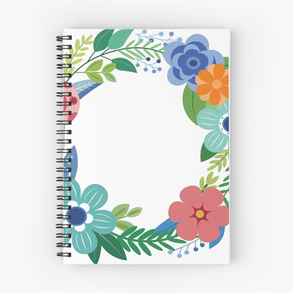 Item preview, A wreath of flowers on a white background designed and sold by Zhanna Lenivaya.