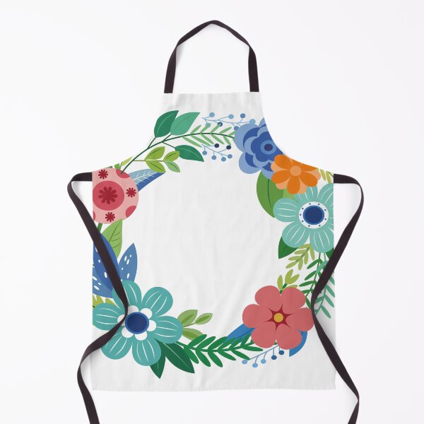 Item preview, A wreath of flowers on a white background designed and sold by Zhanna Lenivaya.