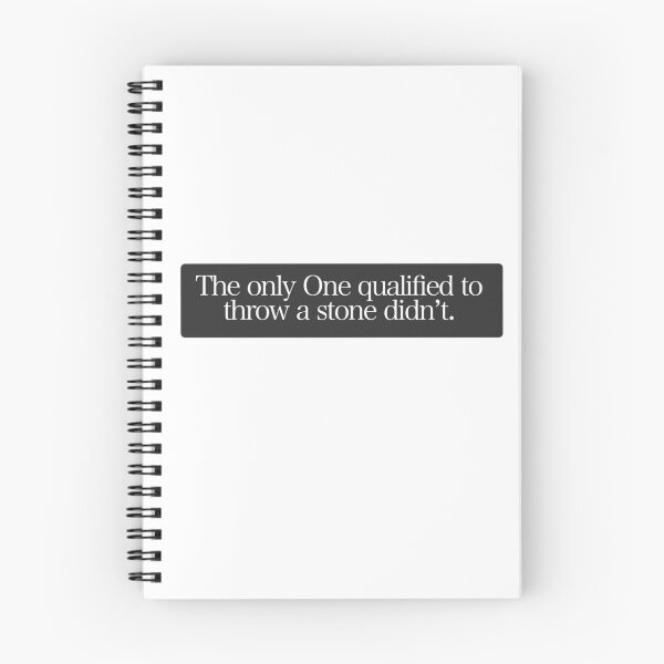 Item preview, The Only One Qualified to Throw a Stone Didn't.  designed and sold by Magnolia Designs .