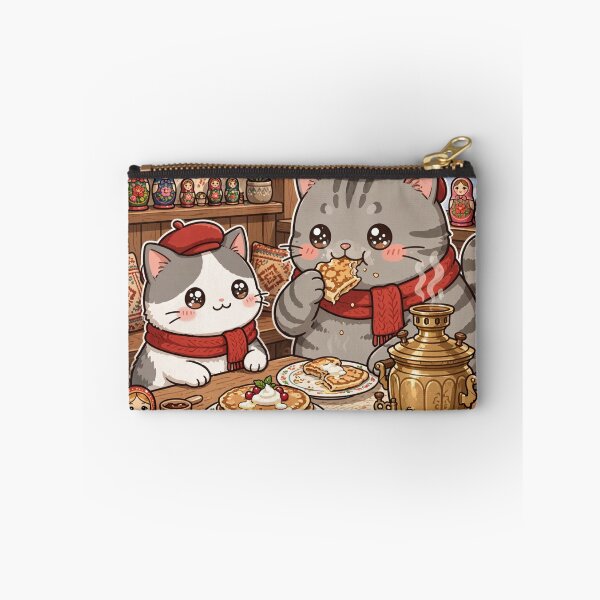 Item preview, Kawaii Cats Russian Tea Time Samovar - Freda and Junior Bliny Russia designed and sold by MAISON SYLVIE.