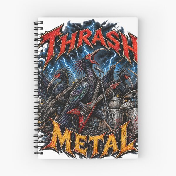 Item preview, Thrash Metal Ibis Bird Band - Funny Trash Metal Bootleg designed and sold by Neurospicy Trolls.