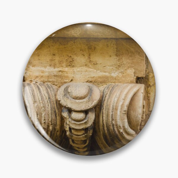 Item preview, Architectural Stone Corbel Ornament Detail On Historic Building Facade With Weathered Carving designed and sold by Nmallia.