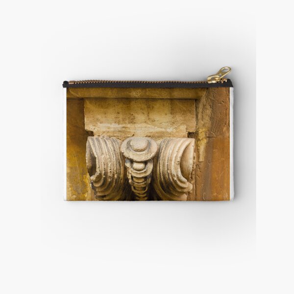 Item preview, Architectural Stone Corbel Ornament Detail On Historic Building Facade With Weathered Carving designed and sold by Nmallia.