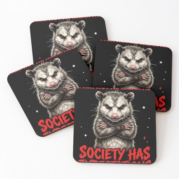 Item preview, I-Am-Not-As-Mean-As-I-Would-Like-To-Be-Society-Has-Expectations-Opossum-Sarcasm-Humor designed and sold by w66aboo.