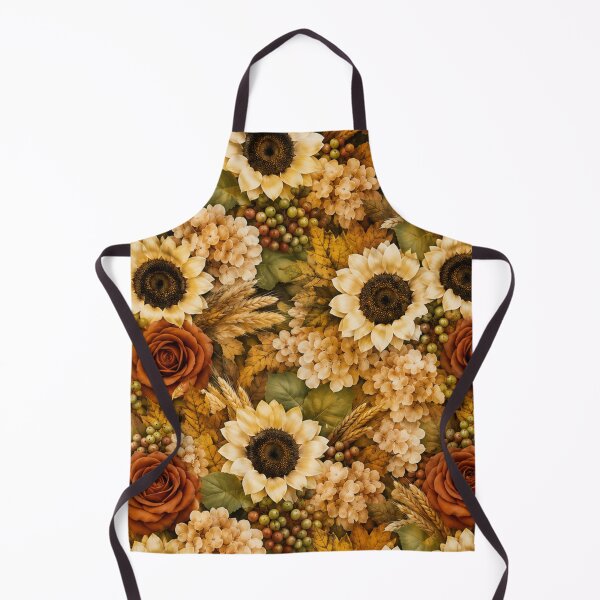 Item preview, Autumn Floral and Sunflower Pattern Mixed Media Art designed and sold by THE SPLATTERED HAUS BY SAGE BANKS.