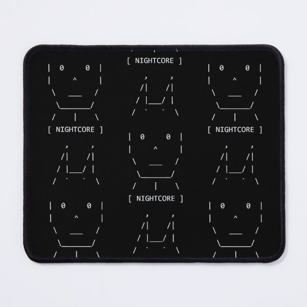 Item preview, Nightcore Glitch Cyberpunk ASCII Mask designed and sold by Dragonmotor Media.