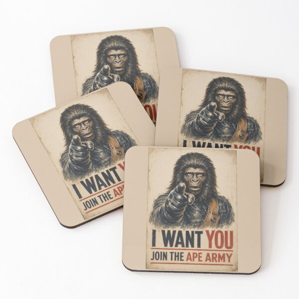 Item preview, Ape Army Vintage Art designed and sold by Ovnil.