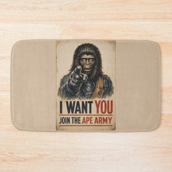 Item preview, Ape Army Vintage Art designed and sold by Ovnil.