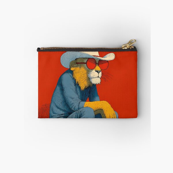Item preview, Lion in Cowboy Attire with Sunglasses designed and sold by Artessie.