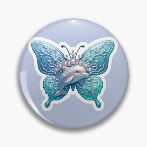 Item preview, Ocean Dolphin Fairy Wing Pearl Enchanted designed and sold by Azurart2.