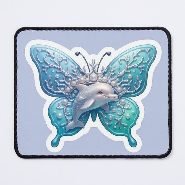 Item preview, Ocean Dolphin Fairy Wing Pearl Enchanted designed and sold by Azurart2.