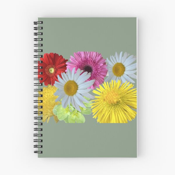 Item preview, Vibrant Mixed Gerbera Daisy and Chrysanthemum Floral Pattern designed and sold by BalkanBloom.