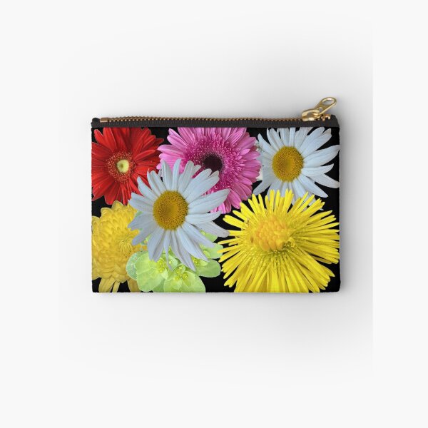 Item preview, Vibrant Mixed Gerbera Daisy and Chrysanthemum Floral Pattern designed and sold by BalkanBloom.