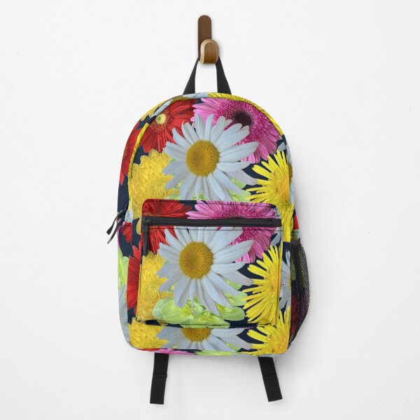 Item preview, Vibrant Mixed Gerbera Daisy and Chrysanthemum Floral Pattern designed and sold by BalkanBloom.