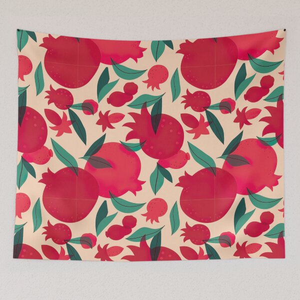 Item preview, Pomegranate Pattern designed and sold by Crinkl.