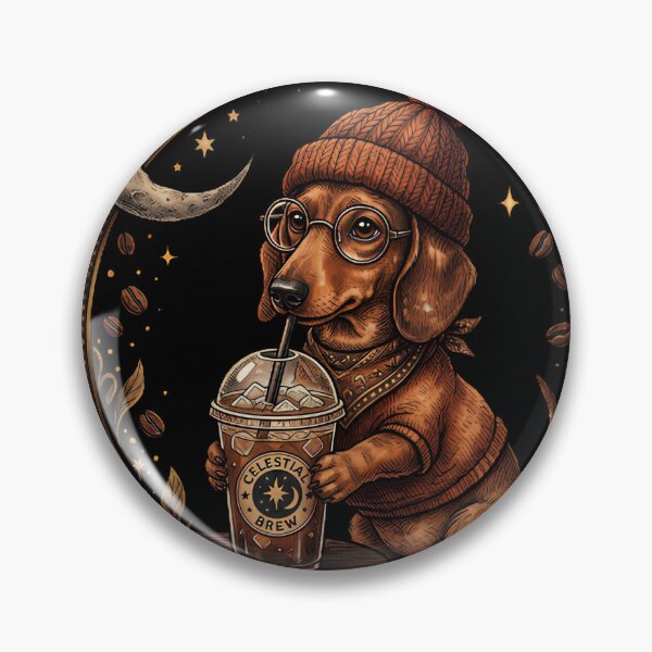 Item preview, Dog Drinking Iced Coffee Sunglasses  designed and sold by w66aboo.