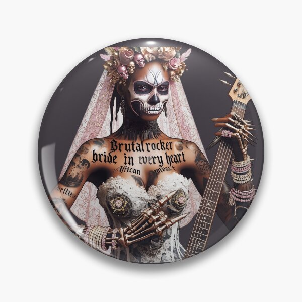 Item preview, Brutal African Bride Guitar Corset designed and sold by Voodoo Store Paranormal Collections.
