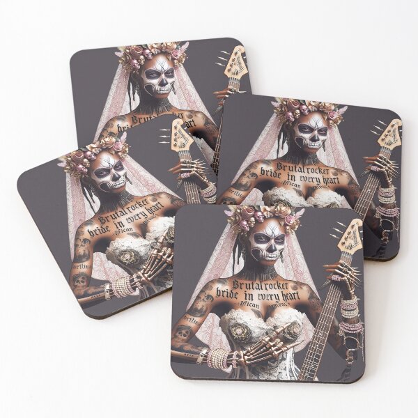 Item preview, Brutal African Bride Guitar Corset designed and sold by Voodoo Store Paranormal Collections.