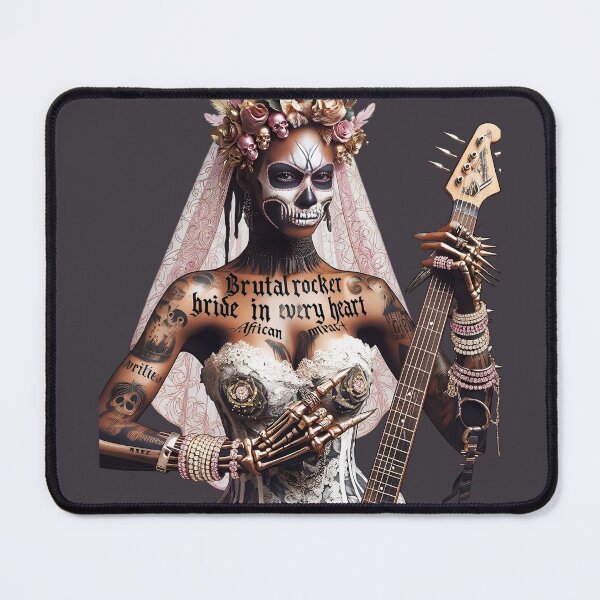 Item preview, Brutal African Bride Guitar Corset designed and sold by Voodoo Store Paranormal Collections.