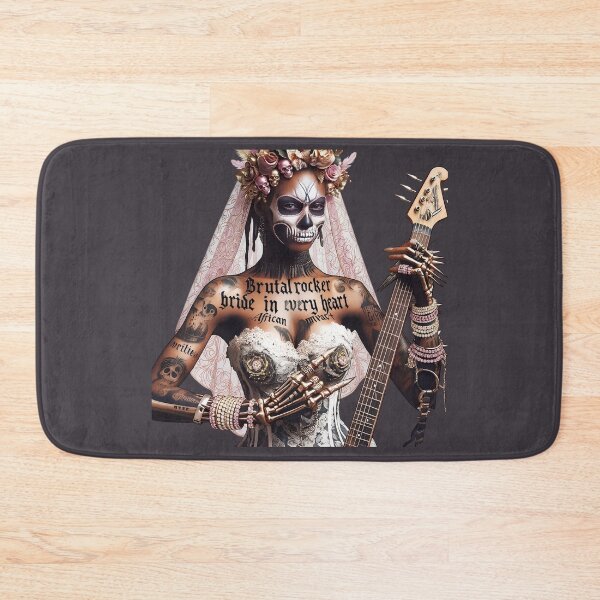 Item preview, Brutal African Bride Guitar Corset designed and sold by Voodoo Store Paranormal Collections.