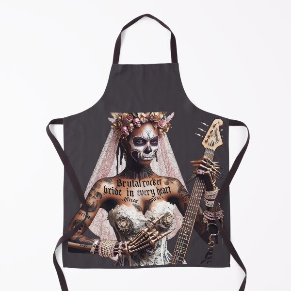 Item preview, Brutal African Bride Guitar Corset designed and sold by Voodoo Store Paranormal Collections.