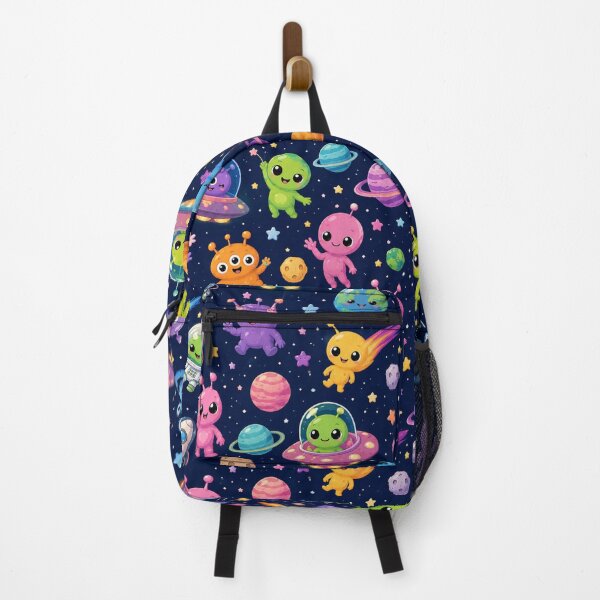 Item preview, Cheerful Cartoon Alien Space designed and sold by Side Quest Co..