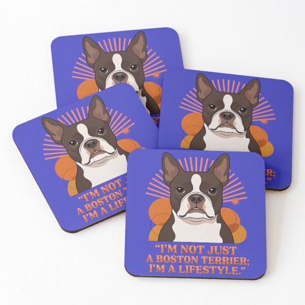 Item preview, Boston Terrier Dog I’m Not Just A Boston Terrier; I’m A Lifestyle Art Design designed and sold by fantasticdesign.