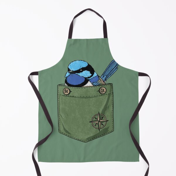 Item preview, Australian Superb Blue Fairy Wren Pocket Animal Bird Gift Men Woman Kids designed and sold by Amelia ART G.