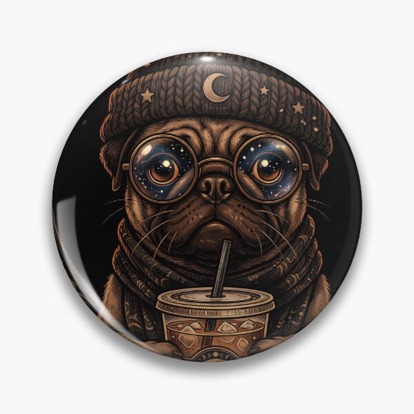 Item preview, Copy of Dog Drinking Iced Coffee Sunglasses  designed and sold by w66aboo.