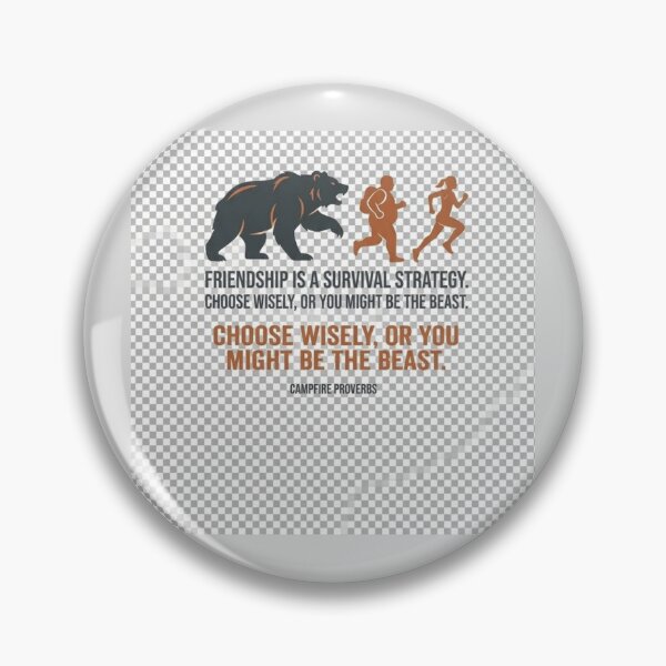 Item preview, Friendship Survival Strategy Bear and Runners Funny Quote Design designed and sold by Aliplus+.
