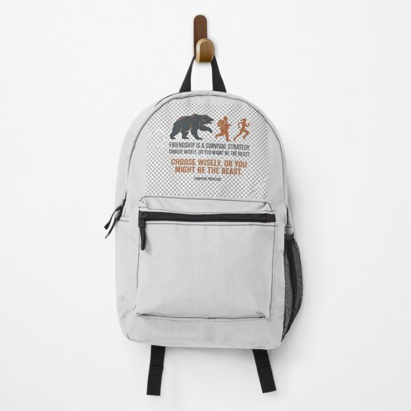 Item preview, Friendship Survival Strategy Bear and Runners Funny Quote Design designed and sold by Aliplus+.