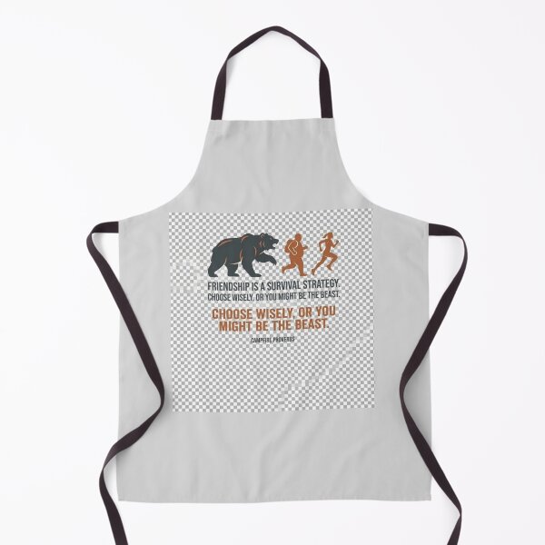 Item preview, Friendship Survival Strategy Bear and Runners Funny Quote Design designed and sold by Aliplus+.