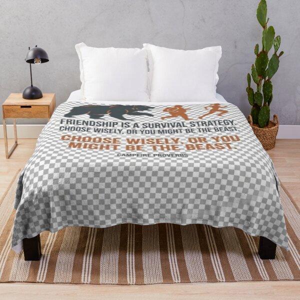 Item preview, Friendship Survival Strategy Bear and Runners Funny Quote Design designed and sold by Aliplus+.