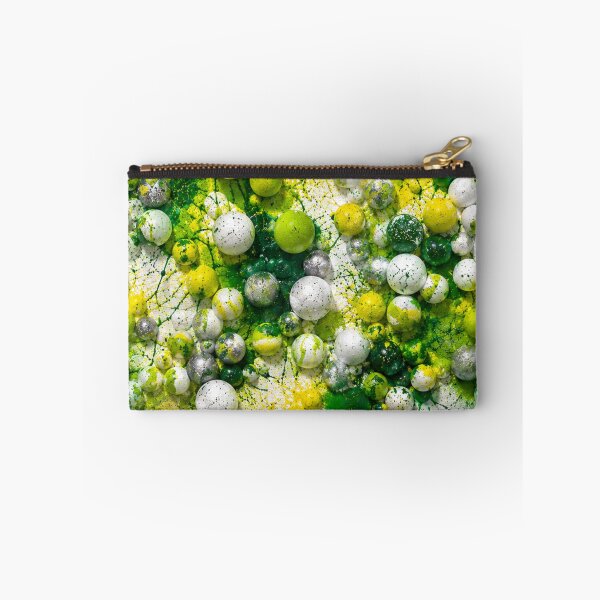 Item preview, Green and Yellow Sphere Mixed Media Mosaic Art designed and sold by THE SPLATTERED HAUS BY SAGE BANKS.