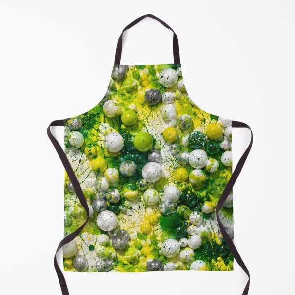 Item preview, Green and Yellow Sphere Mixed Media Mosaic Art designed and sold by THE SPLATTERED HAUS BY SAGE BANKS.