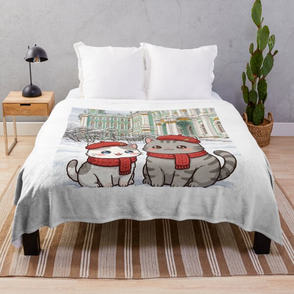 Item preview, Kawaii Cats Winter Palace Saint Petersburg - Freda and Junior Russia Travel designed and sold by MAISON SYLVIE.