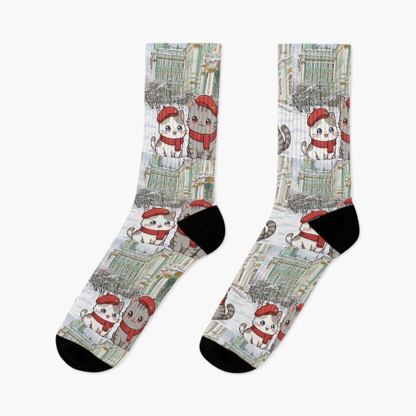 Item preview, Kawaii Cats Winter Palace Saint Petersburg - Freda and Junior Russia Travel designed and sold by MAISON SYLVIE.