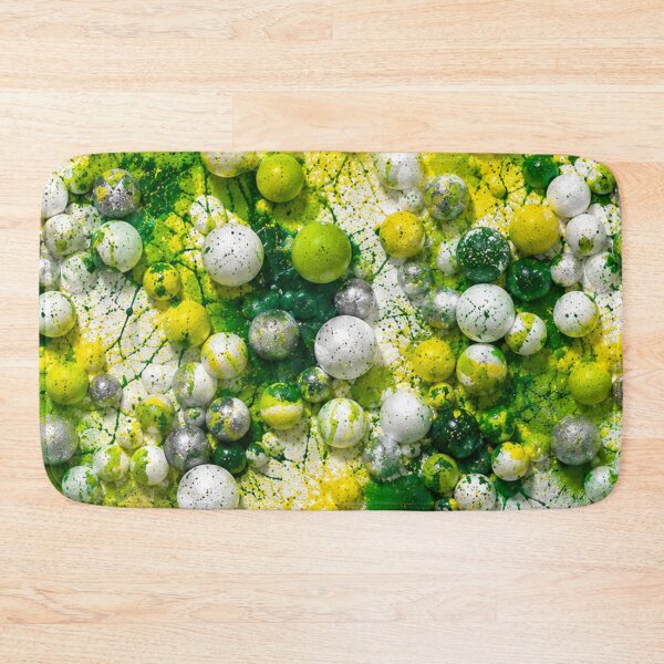 Item preview, Green and Yellow Sphere Mixed Media Mosaic Art designed and sold by THE SPLATTERED HAUS BY SAGE BANKS.